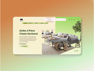 Furniture Web design