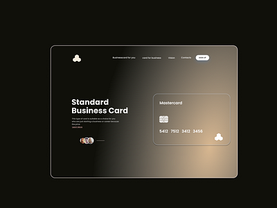 Business Card Web Ui