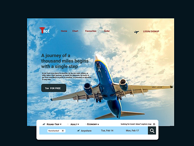 Air ticket web ui