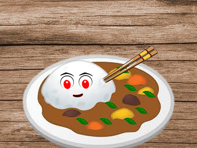 japanese Curry illustration