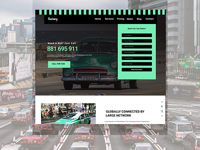 Hackney - Taxi Figma Template app branding design icon illustration logo ui vector