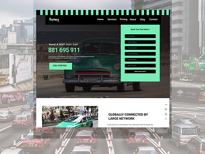 Hackney - Taxi Figma Template