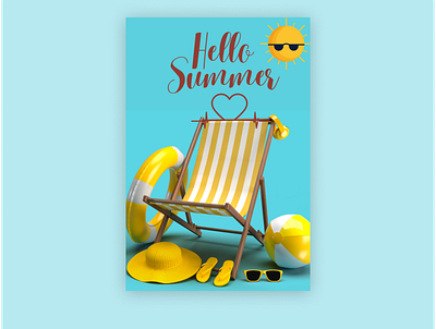 Summer Flyer branding design graphic design icon illustration logo typography ui vector