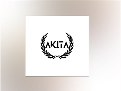 Akita Logo Design branding design graphic design icon illustration logo typography ui ux vector