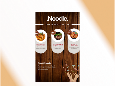 Noodles Food Menu