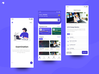 Skillup - Online Course Mobile Apps branding figma graphic design online course ui ux