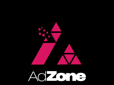AD Zone Logo Design 3d 3d design ad zone ad zone logo animation behance branding design dribble graphic design icon illustration illustrator logo logo design motion graphics ui vector