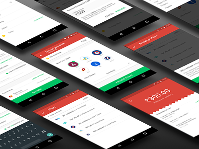 Peppertap Payment Flow android banking checkout ecommerce groceries material design mobile offers payment peppertap ui ux