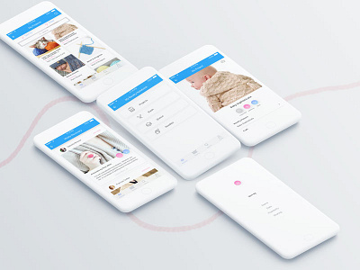 Wooly App app store craft gradients interaction design ios love minimalism startup ui design ux design warm