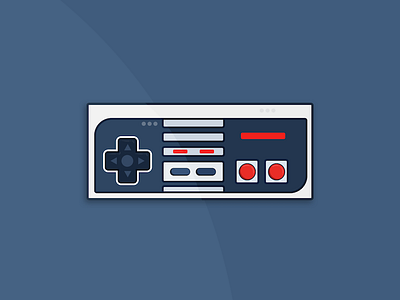 NES Controller controller gaming illustration nes