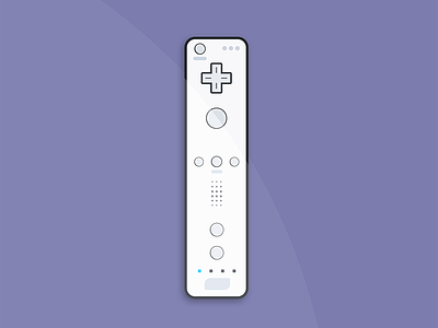 Wiimote controller gaming illustration nintendo wii