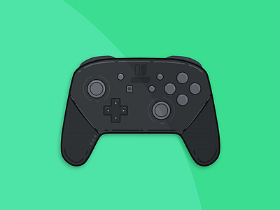 Switch Pro Controller controller gaming illustration nintendo pro controller switch