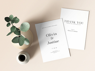 Paper Stationery Mockup