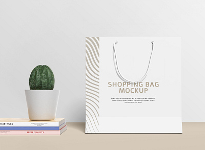 Shopping Bag Mockup bag branding graphic design logo mockup