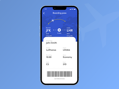 Flight Ticket Concept