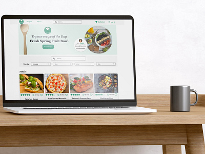 Cooking Website UI/UX Design