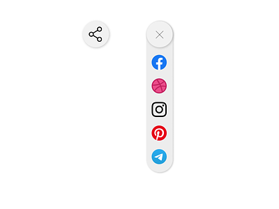 Daily UI #010 Social Share Button buttonshare dailyui design share share button sharebutton social social button socialsharebutton ui ux