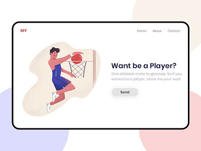 1 Dribbble Invites draft dribbble invite giveway invite landingpage shot ui