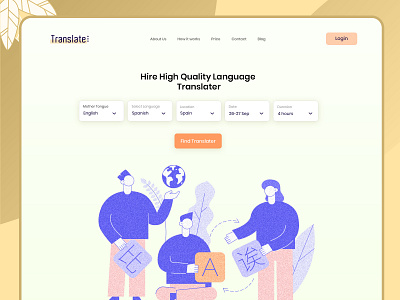 language translator Page