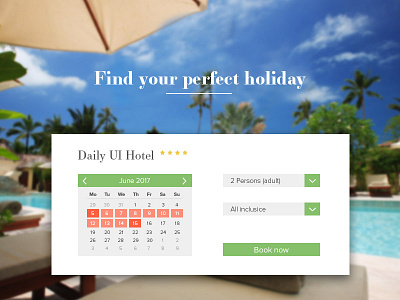 Daily UI | #067 | Hotel Booking