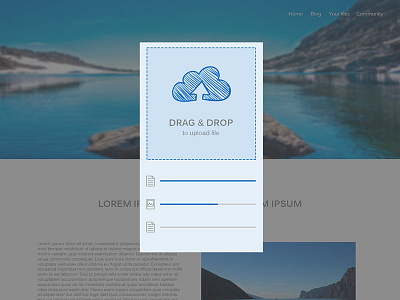 Daily UI | #031 | Upload cloud daily ui design file image storage ui upload ux web