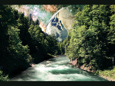 From a different point of view composing composition design digital art earth forest lightroom nature photoshop universe