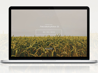 Daily UI | #048 | Coming soon concept daily ui design landingpage launch macbook simple ui ux