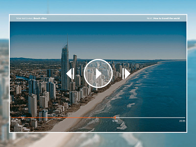 Daily UI | #057 | Video Player concept daily ui movie player ui ux video. video player