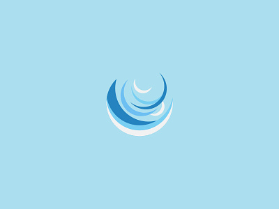 The Elements - Air air app app icon blue circle design design geometric icon icon artwork illustration illustrator logo simple vecotr