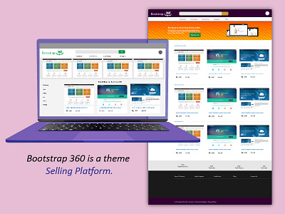Bootstrap 360 templates selling platform