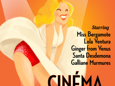 Burlesque poster burlesque girl marylin monroe movie poster