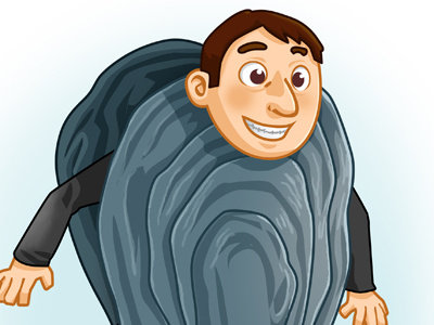 Oyster Man avatar fun illustration man oyster