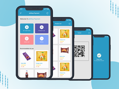 ekShop Payment Apps app design apps design mobileapps payment app design paymentapps ui ux