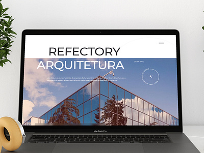Refectory arquitetura web design figma graphic design tilda ui web webdesign