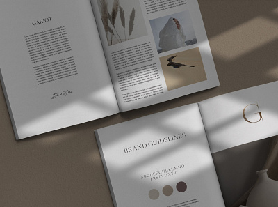 GARIOT Magazine Mockup creativemarket magazine design minimal mockup natural photoshop print shadow template