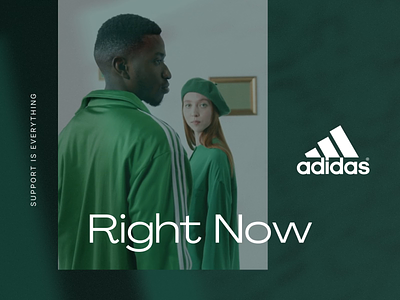 Right Now - Free Canva Template adidas animation brand branding canva canva fashion template canva free graphic canva free template canva template design fashion free download free template graphic design motion graphics sport store sport template wear store web layout