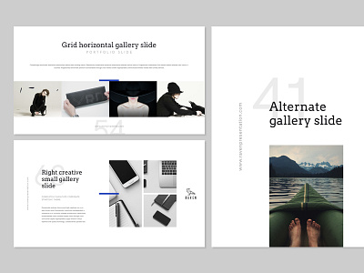 RAVEN showcase creative keynote layout minimalistic modern portfolio powerpoint presentation slide typography ui unique