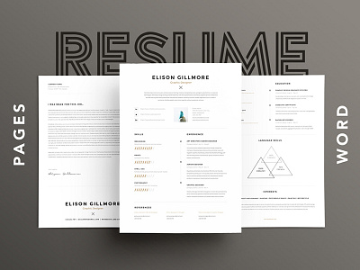 Resume CV | Pages Word PDF