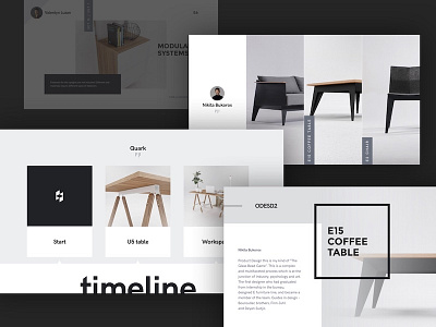 Quark layouts brand furniture keynote layout logo presentation product showcase slide template typography ui