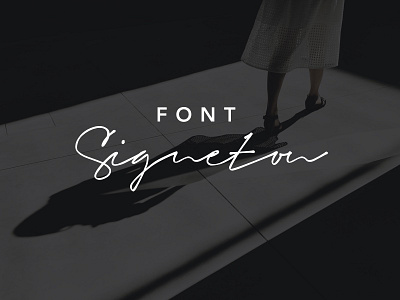 Signeton Font brand calligraphy font handwritten logo logotype pen script sign signature ttf typeface