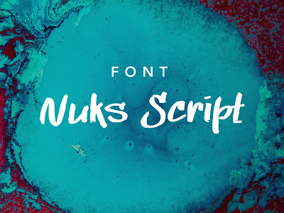 Nuks Font brand calligraphy font handwritten logo logotype pen script sign signature ttf typeface