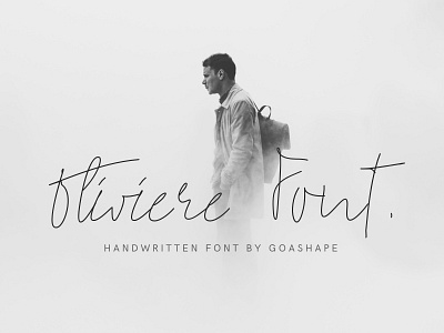 Oliviere Handwritten Font brand font handwritten logo logotype pen pencil script sign signature typography