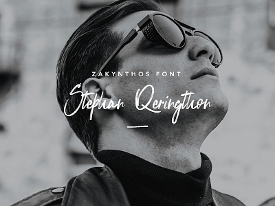 Zakynthos Font By Goashape brand font handmade handwrite handwriten logo script script font sign signature