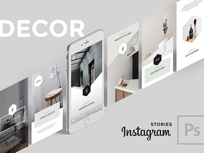 DECOR PSD Instagram Stories