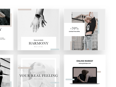 Smart PSD Social Media Template brand creative design creativemarket instagram instagram stories layout marketing minimal photoshop promotion showcase social socialmedia stylish trend trendy