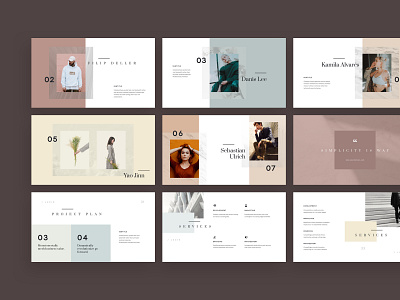 Lucid brand creative creativemarket deck fashion keynote keynote template layout marble mood pastel presentation presentation template slide