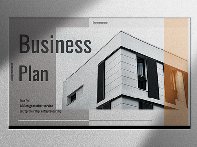 Business plan POWERPOINT TEMPLATE 3d animation graphic design illustration logo motion graphics ui