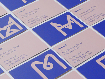 StudioMH 2 brand business cards colour launch marque print studio studiomh website