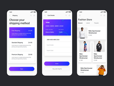 Order IOS Screen 2d 36daysoftype 3d abstract fashion app mobile mobile app mobile app design order app shopping app ui ux