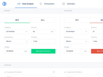 Crypto WebUI crypto data data analysis ui uikit ux